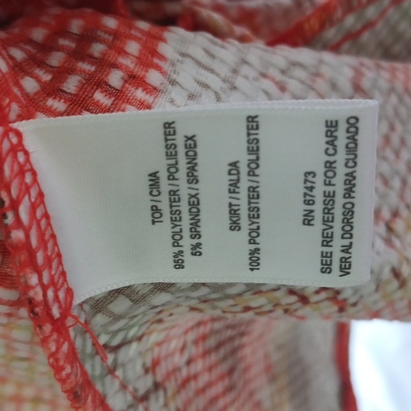 Danny & Nicole Floral A-Line Dress.  SZ 16, NWT, 22" PTP, 39" Long - Picture 8 of 9